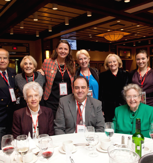 Mary Marsh, Dilson Rassier et plusieurs autres au déjeuner Leacock de McGill en 2013