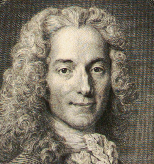Portrait de Voltaire par Jean-Michael Moreau, 1784